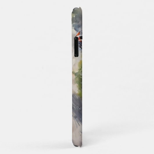 Motorfiets die een berghelling oprijdt Case-Mate iPhone case (Achterkant/rechts)