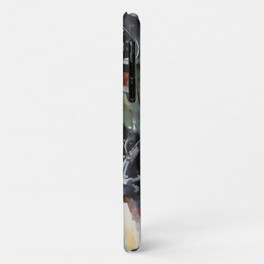 Motorfiets die een berghelling oprijdt Case-Mate iPhone case (Achterkant/links)