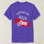  motorfiets Duitse ringbandmachine T-shirt (Design voorkant)
