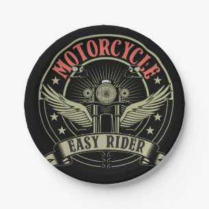 Motorfiets Easy Rider motorfiets ontwerp Papieren Bordje