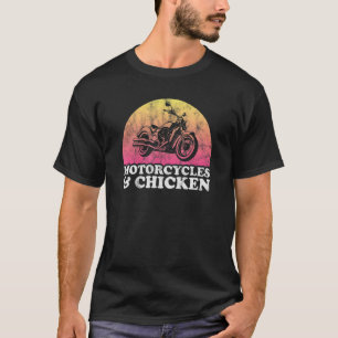 Motorfiets en Kip Motorfietsen T-shirt