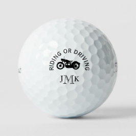 Motorfiets en monogram Titleist Pro VI Golf Golfballen