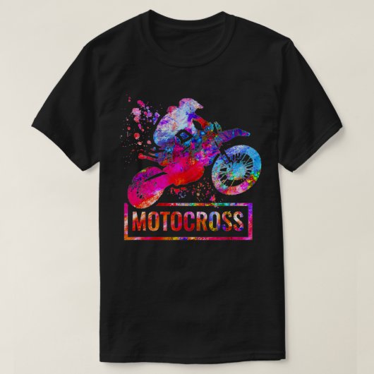 Motorfiets en Motocross T-shirt (Design voorkant)