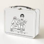 Motorfiets- en Sidecar Wedding Gift (Voorkant)