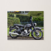 Motorfiets en spitvuur legpuzzel (Horizontaal)