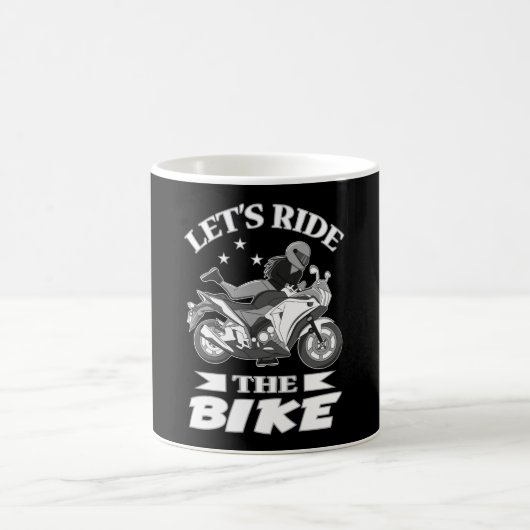 Motorfiets Fietsvrouwen cadeau idee Koffiemok (Center)