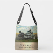 Motorfiets foto motorfiets canvas tas (Voorkant)
