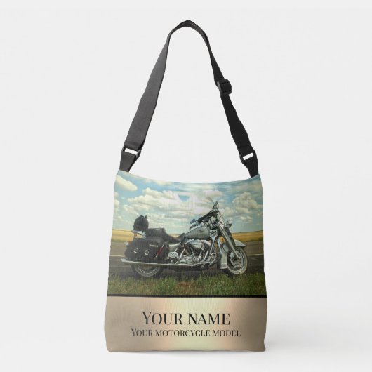 Motorfiets foto motorfiets canvas tas (Voorkant)