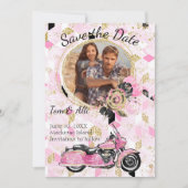 Motorfiets Foto's opslaan Datum Save The Date (Voorkant)