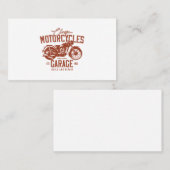 motorfiets garage visitekaartje (Voorkant / Achterkant)