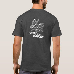 Motorfiets Garage Voorbereiden voor de Onbekende T T-shirt