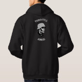 Motorfiets Gashendel Junkie T-shirt (Achterkant)