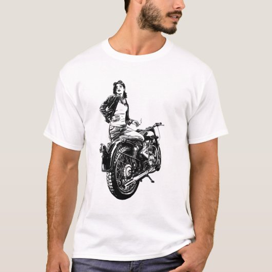 Motorfiets geweldig design voor elke dag t-shirt (Voorkant)