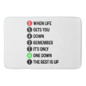 Motorfiets Gezegde Motocross Badmat (Voorkant)