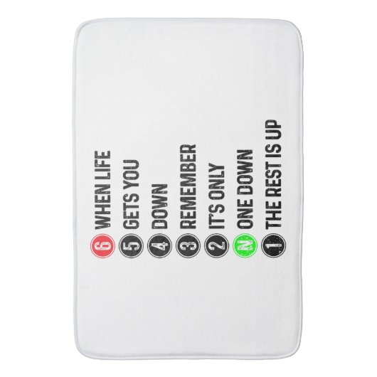 Motorfiets Gezegde Motocross Badmat (Voorkant Verticaal)