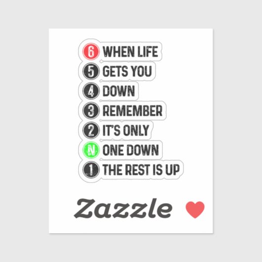 Motorfiets Gezegde Motocross Sticker (Vel)