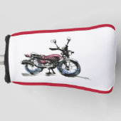 Motorfiets Golfheadcover (Voorkant)