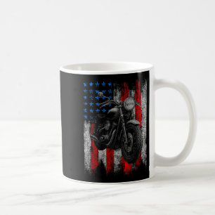 Motorfiets Graphic Mannen Biker Amerikaanse Vlag Koffiemok
