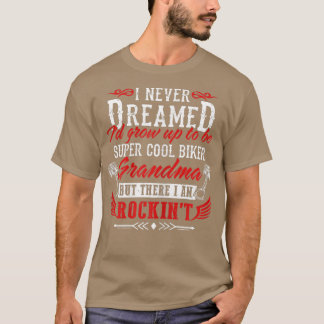 Motorfiets grootma Biker Grandmos T-shirt