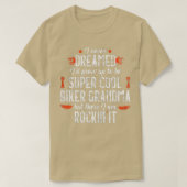 Motorfiets grootma Biker  Grandmos T-shirt (Design voorkant)
