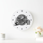  motorfiets grote klok (Huis)