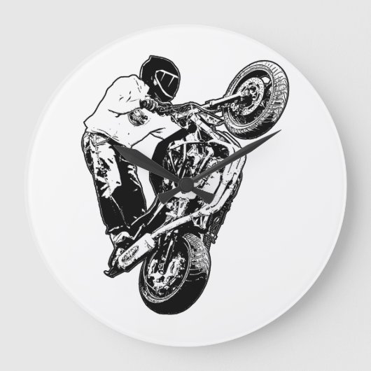 Motorfiets Grote Klok (Voorkant)
