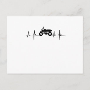 Motorfiets hartslag Biker Gif Briefkaart