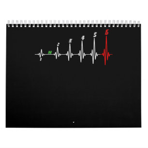 Motorfiets Heartbeat Speed Fiets Motorcross Kalender