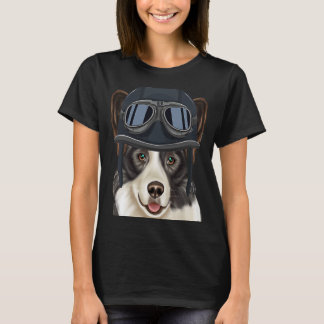  motorfiets Helmet Cardigan Welsh Corgi T-shirt