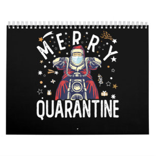 Motorfiets Hipster Santa Face Mask Kalender