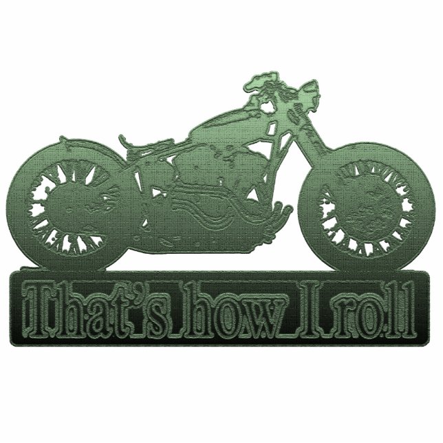 Motorfiets - Hoe ik rol Fotobeeldje Magneet (Voorkant)