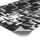 Motorfiets Hoesje motorrijwiel met koplicht Poster (Hoek)