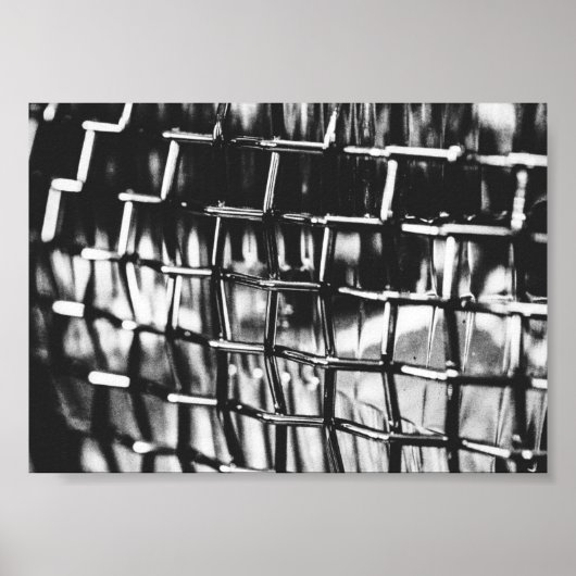 Motorfiets Hoesje motorrijwiel met koplicht Poster (Voorkant)