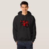 Motorfiets Hoodie (Voorkant volledig)