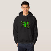 Motorfiets Hoodie (Voorkant volledig)