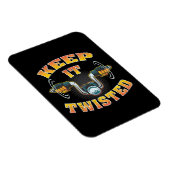 Motorfiets houdt het verdraaid magneet (Rechterzijde)