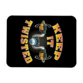 Motorfiets houdt het verdraaid magneet (Horizontaal)