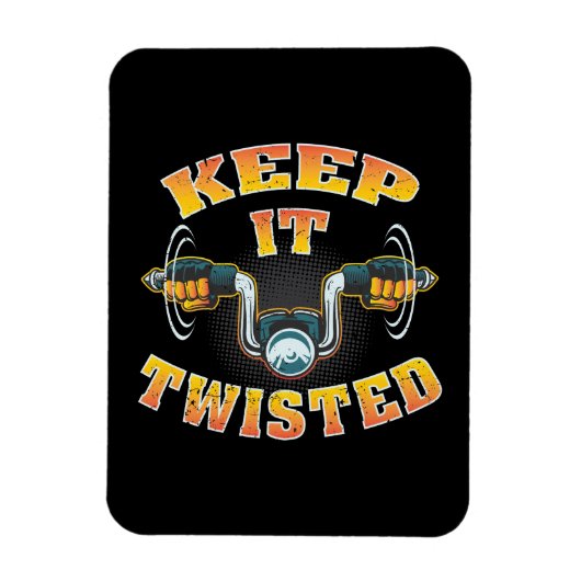 Motorfiets houdt het verdraaid magneet (Verticaal)