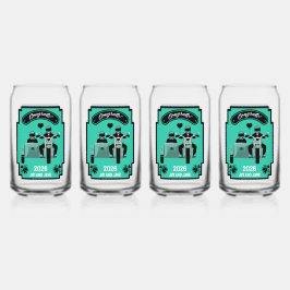 Motorfiets Huwelijkscadeaus voor koppel Blikvorm Glas