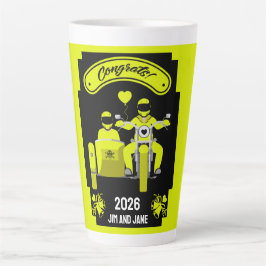 Motorfiets Huwelijkscadeaus voor koppel Latte Mok