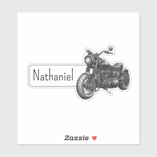 Motorfiets-ID Sticker (Vel)