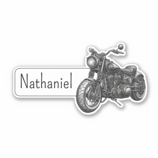 Motorfiets-ID Sticker (Voorkant)