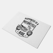 Motorfiets in Desert Cactus Westerne Set (2) Deurmat (Schuin)