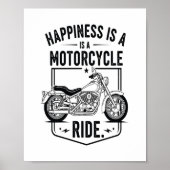 Motorfiets in Desert Cactus Westerne Set (2) Poster (Voorkant)