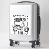 Motorfiets in Desert Cactus Westerne Set (2) Sticker (Koffer)