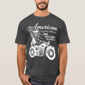 Motorfiets Indianennative Biker Gift T-shirt (Voorkant)