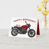 Motorfiets Kaart (Gele Bloem)