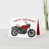 Motorfiets Kaart (Voorkant)