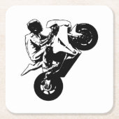 Motorfiets Kartonnen Onderzetters (Voorkant)