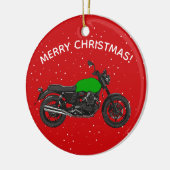 Motorfiets Keramisch Ornament (Links)